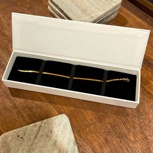 Mejuri serpentine chain bracelet